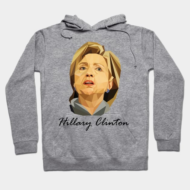 Hillary Clinton Vector Hoodie by hillaryforpresident